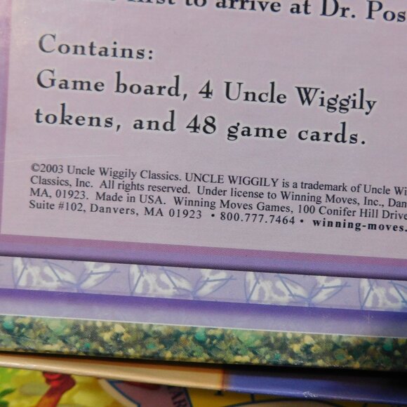 THE UNCLE WIGGILY BOARD GAME 2003 - Picture 3 of 4